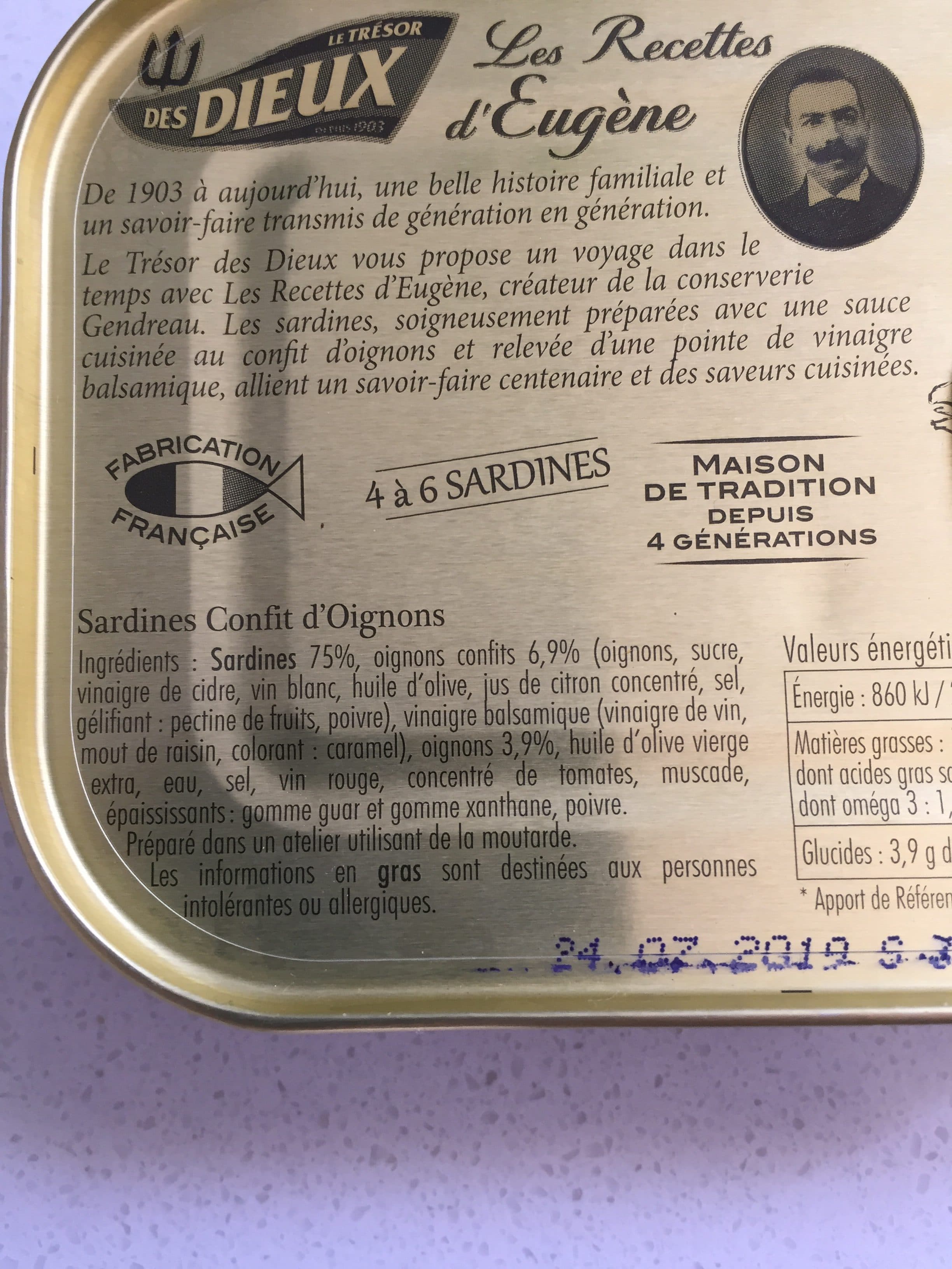 Le Tresor Des Dieux Les recettes d'Eugène packshot