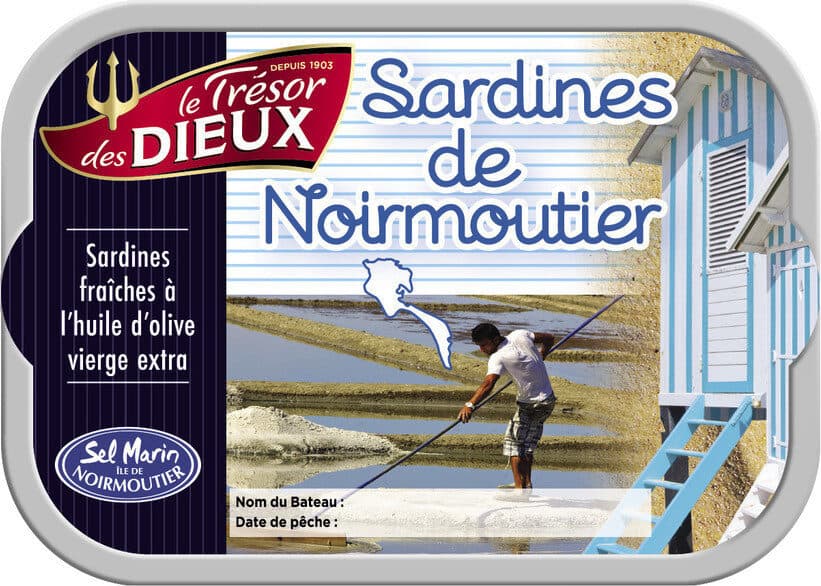 Le trésor des dieux 1/6 sardines de Noirmoutier packshot