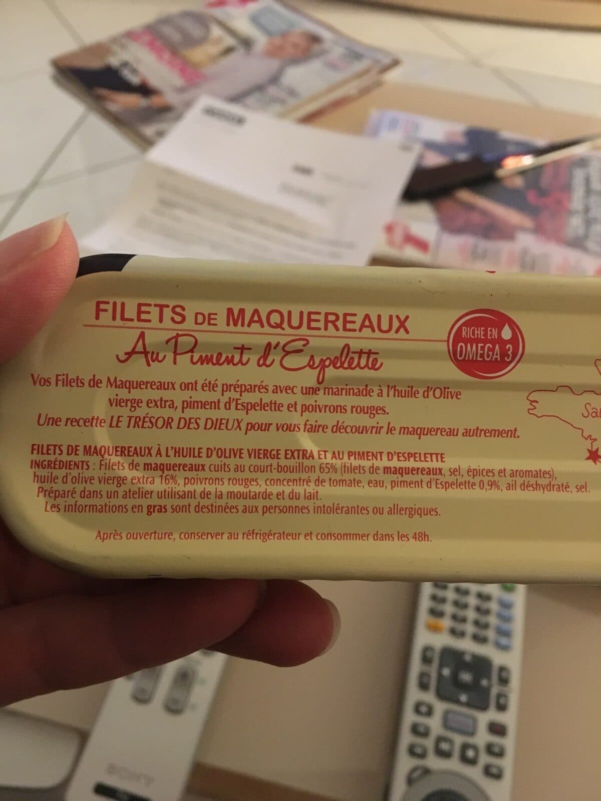 Le Trésor des Dieux Filets de Maquereaux packshot