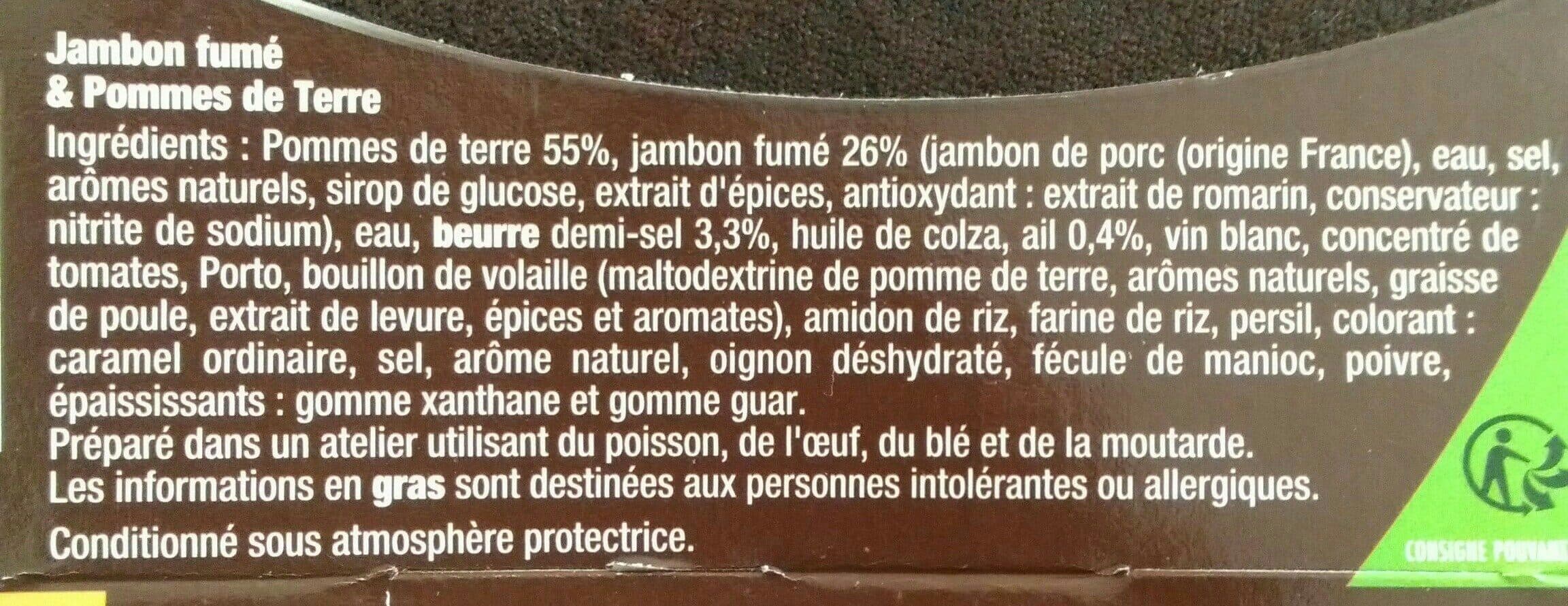 La Cuisine d'Océane Pavé de Jambon & pommes de terres grenailles packshot