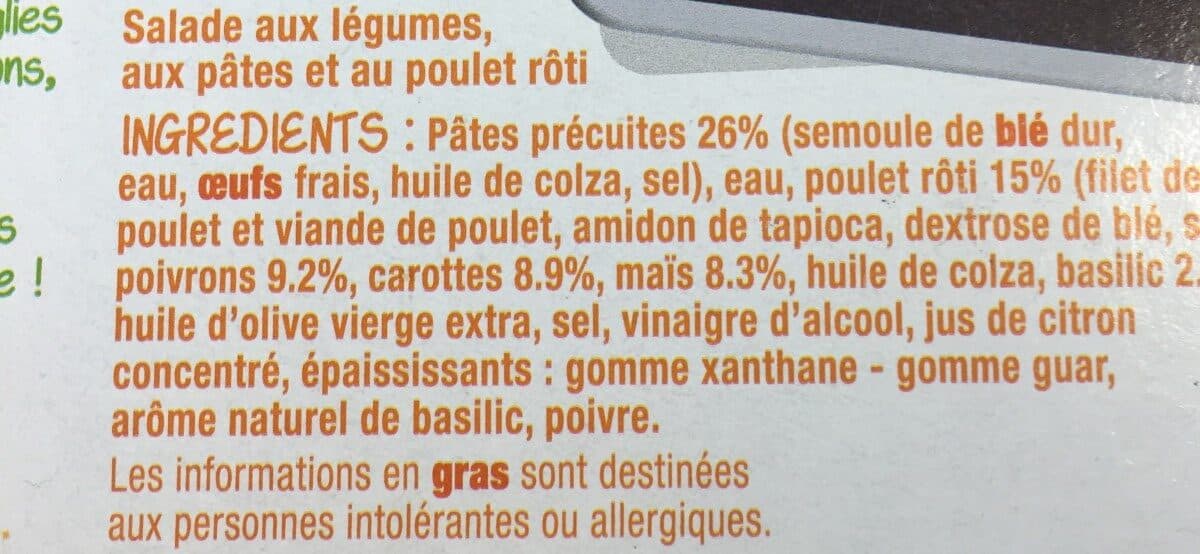La Cuisine d'Océane Salade de Pâtes Poulet Rôti packshot