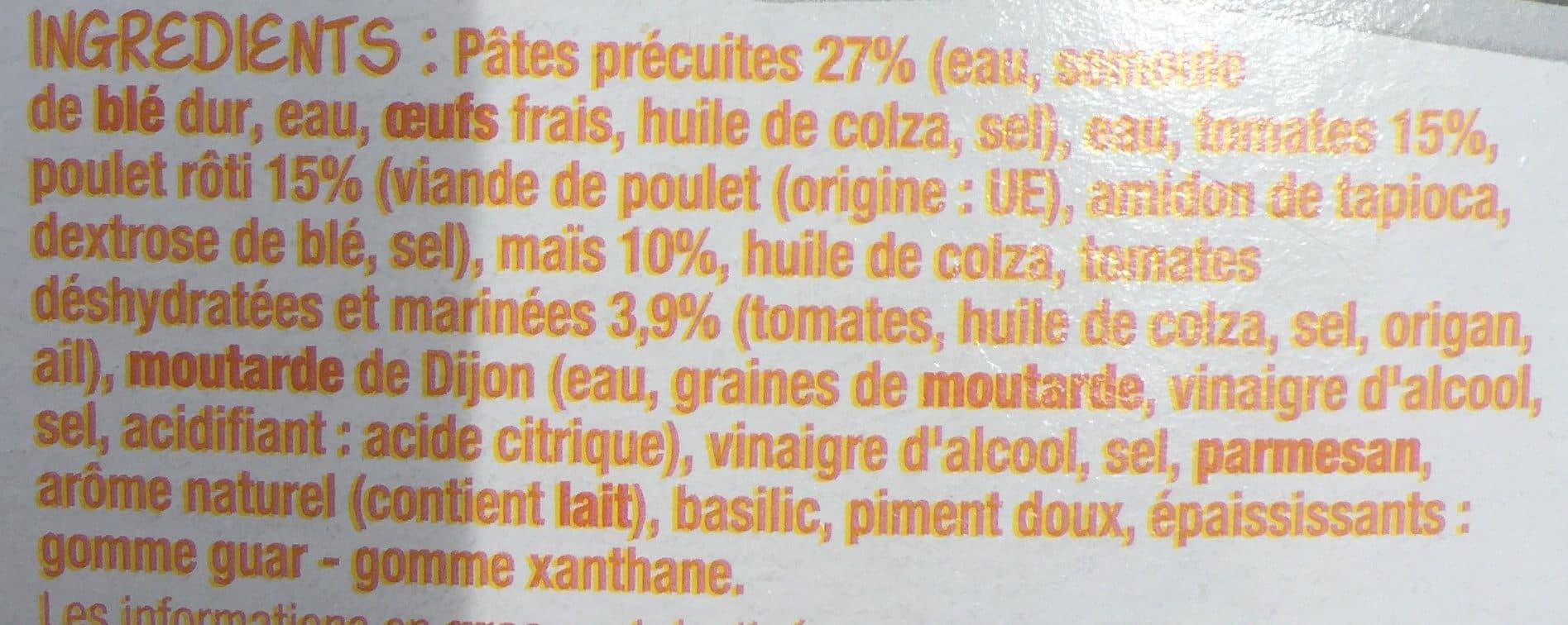 La Cuisine D'oceane Mon repas salade mini farfalles poulet et tomates séchées LA CUISINESD'OCEANE packshot