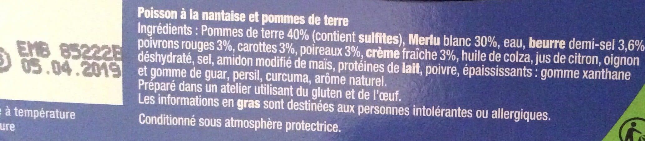 La cuisine d'Océane Poisson à la Nantaise & Pommes de terre packshot