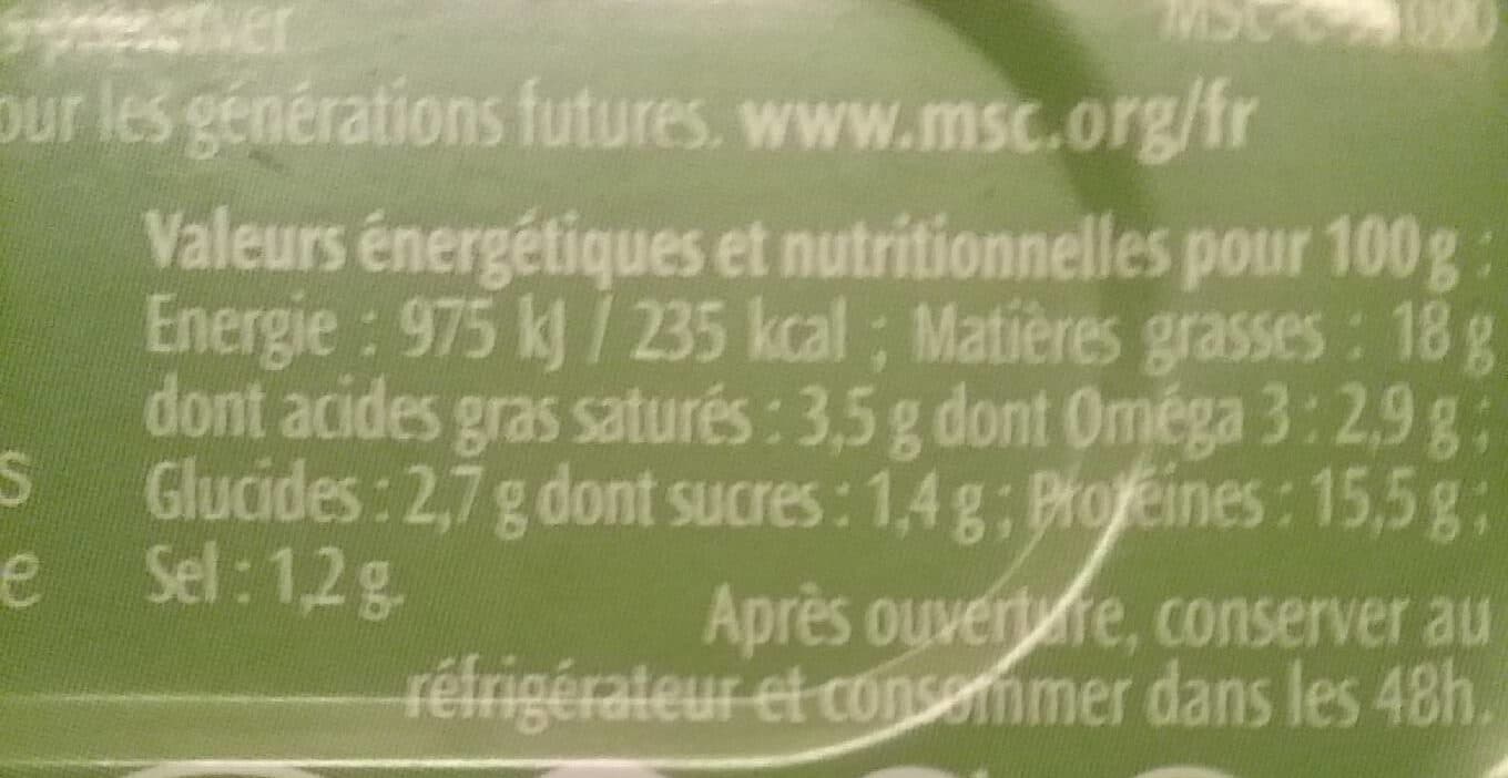 LE TRESOR DES DIEUX Filets de maquereaux à la moutarde à l'ancienne bio packshot