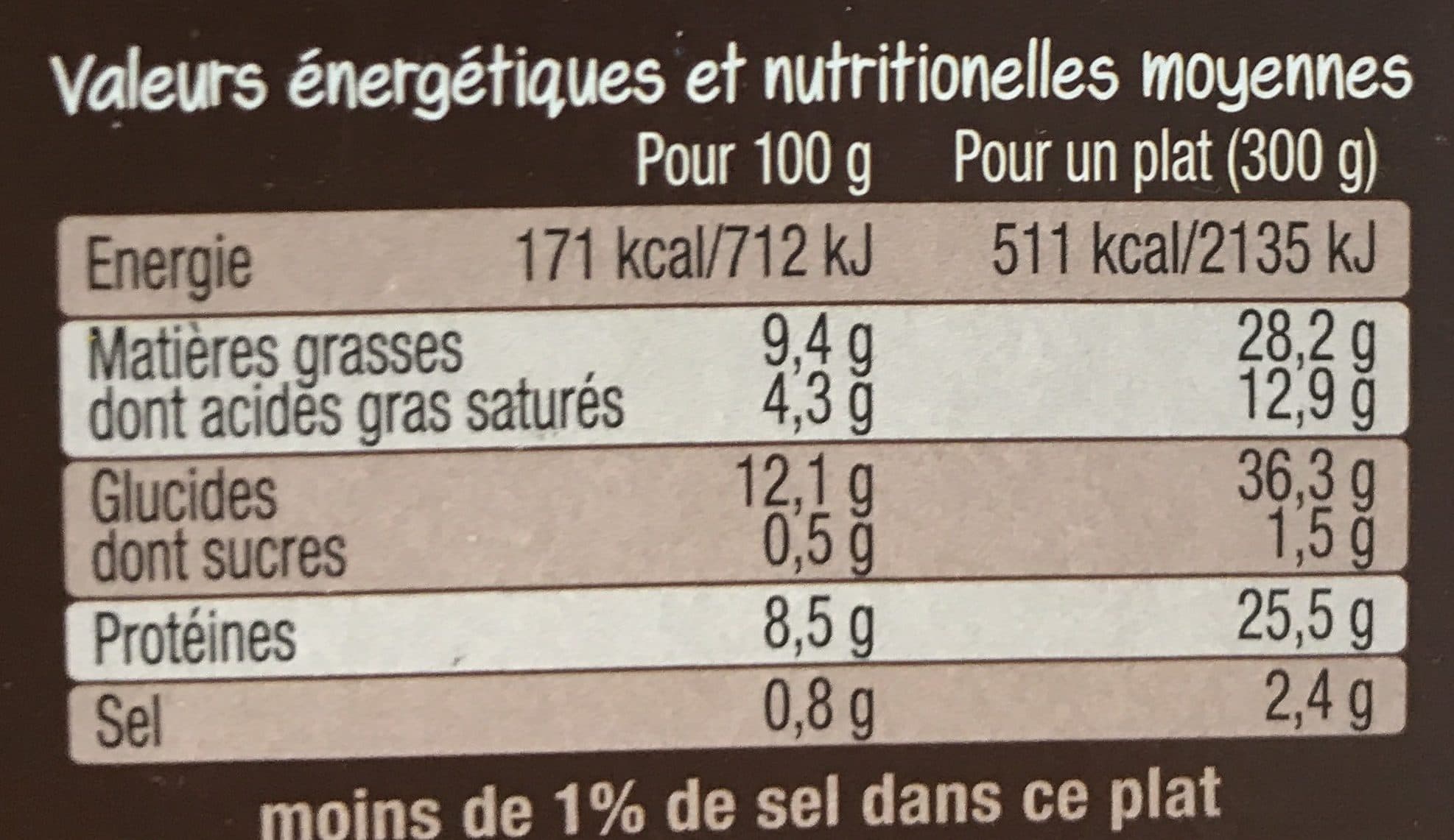 La Cuisine D'Océane Saucisses de Strasbourg - Gratin de Coquillettes packshot