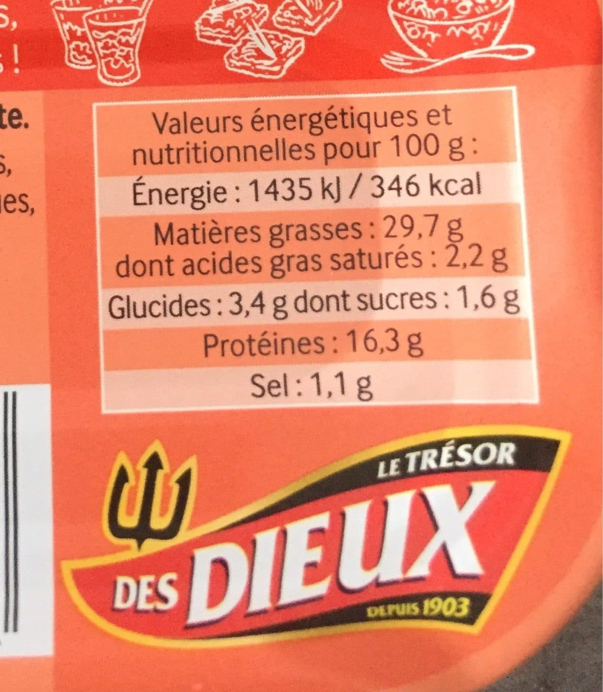 Le Trésor Des Dieux Les émiettés thon poivrons piment d’Espelette packshot