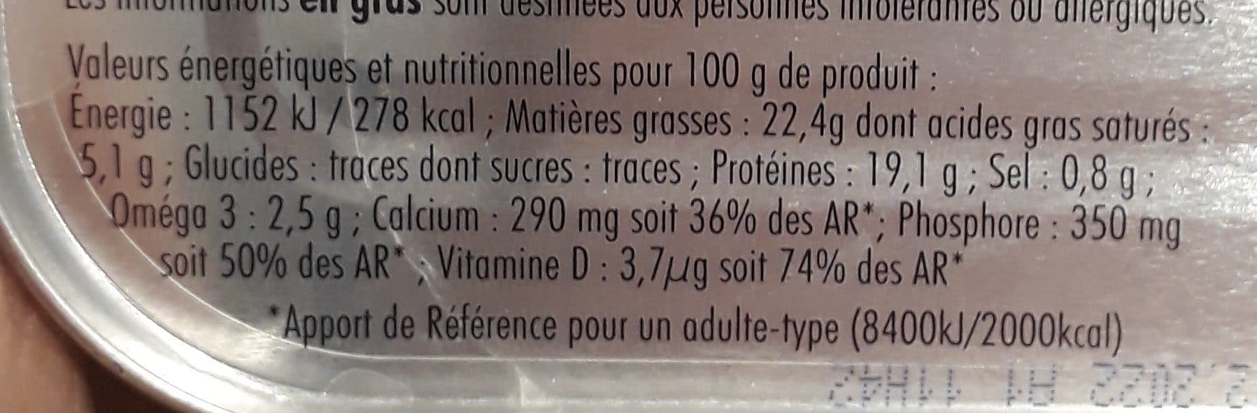Le Trésor des Dieux Sardine aux Algues Bio packshot