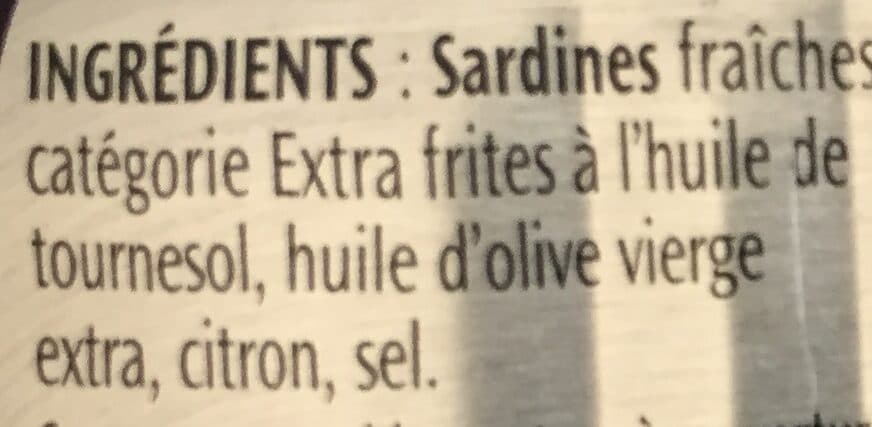 Le Trésor des Dieux Sardines à l'huile olive et citron packshot