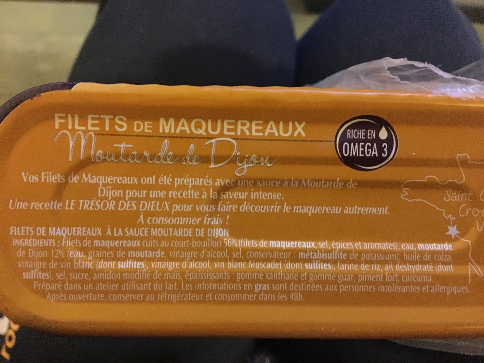 Le Trésor des Dieux Filets de maquereaux packshot