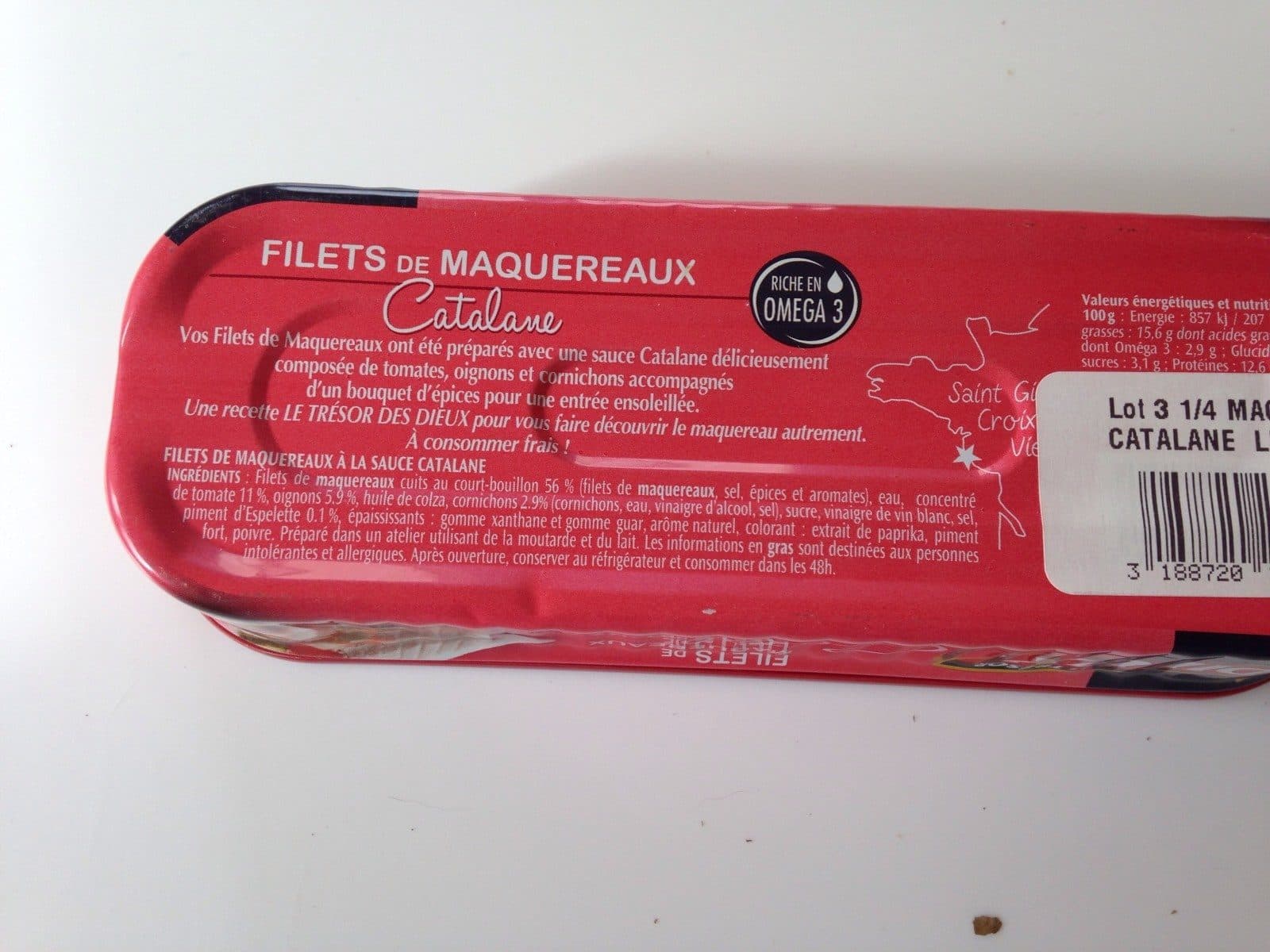 Le Trésor des Dieux Filets de maquereaux packshot