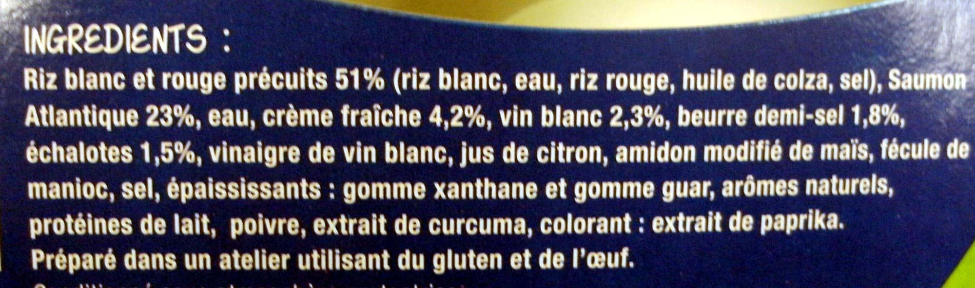 La Cuisine d'Océane Saumon Beurre blanc & Riz de Camargue packshot