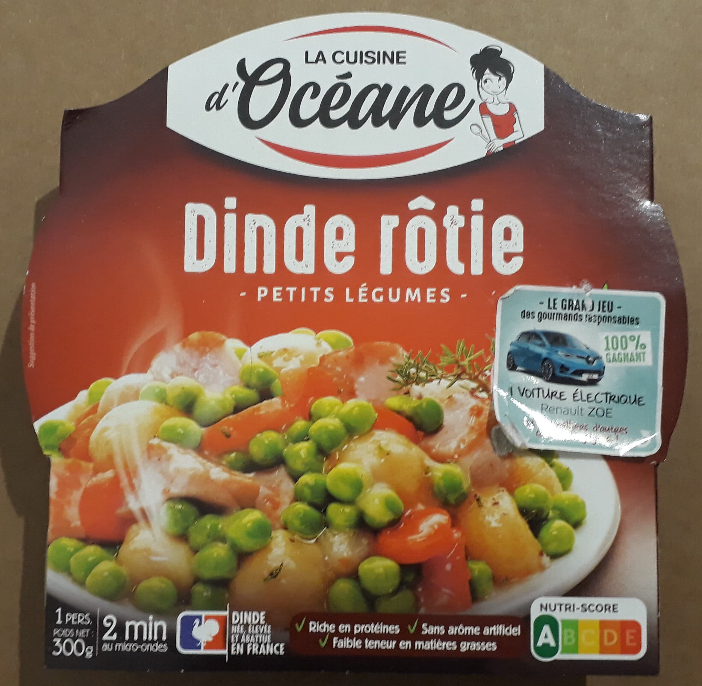 La Cuisine d'Océane Dinde fermière & 5 légumes printaniers packshot