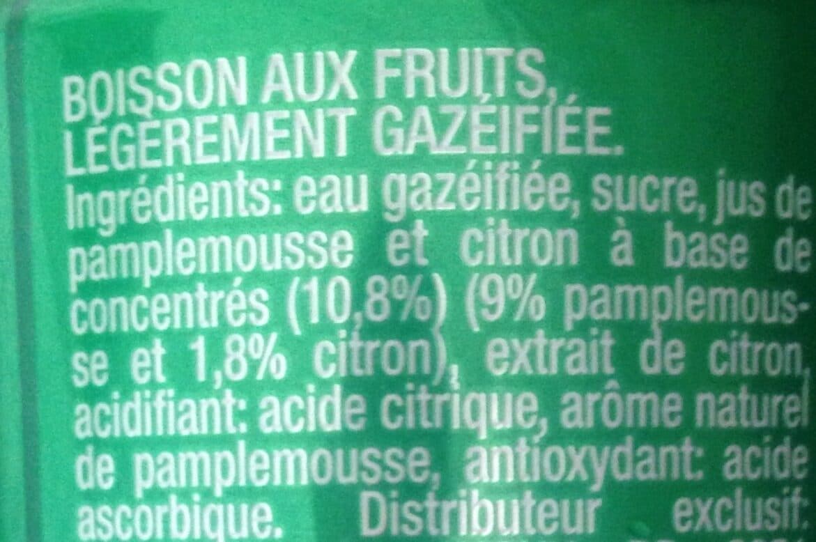 Sunkist Pamplemousse Boisson Aux Fruits Légèrement Gazéifé packshot