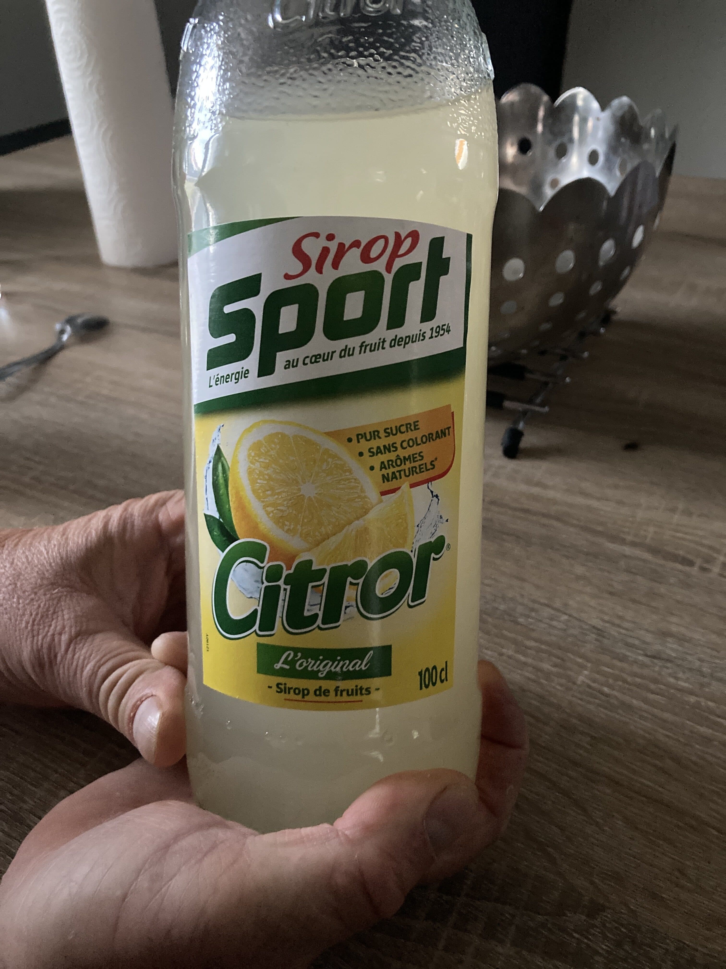 Sirop Sport Citror packshot