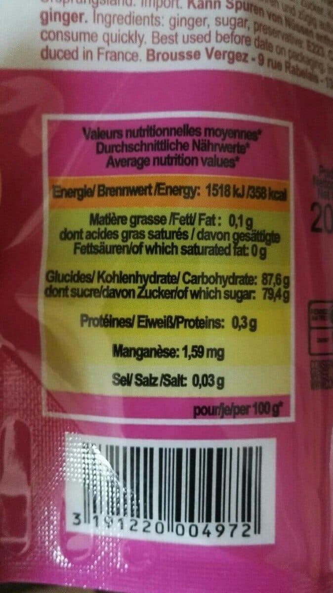 Dara fruits Gingembre packshot