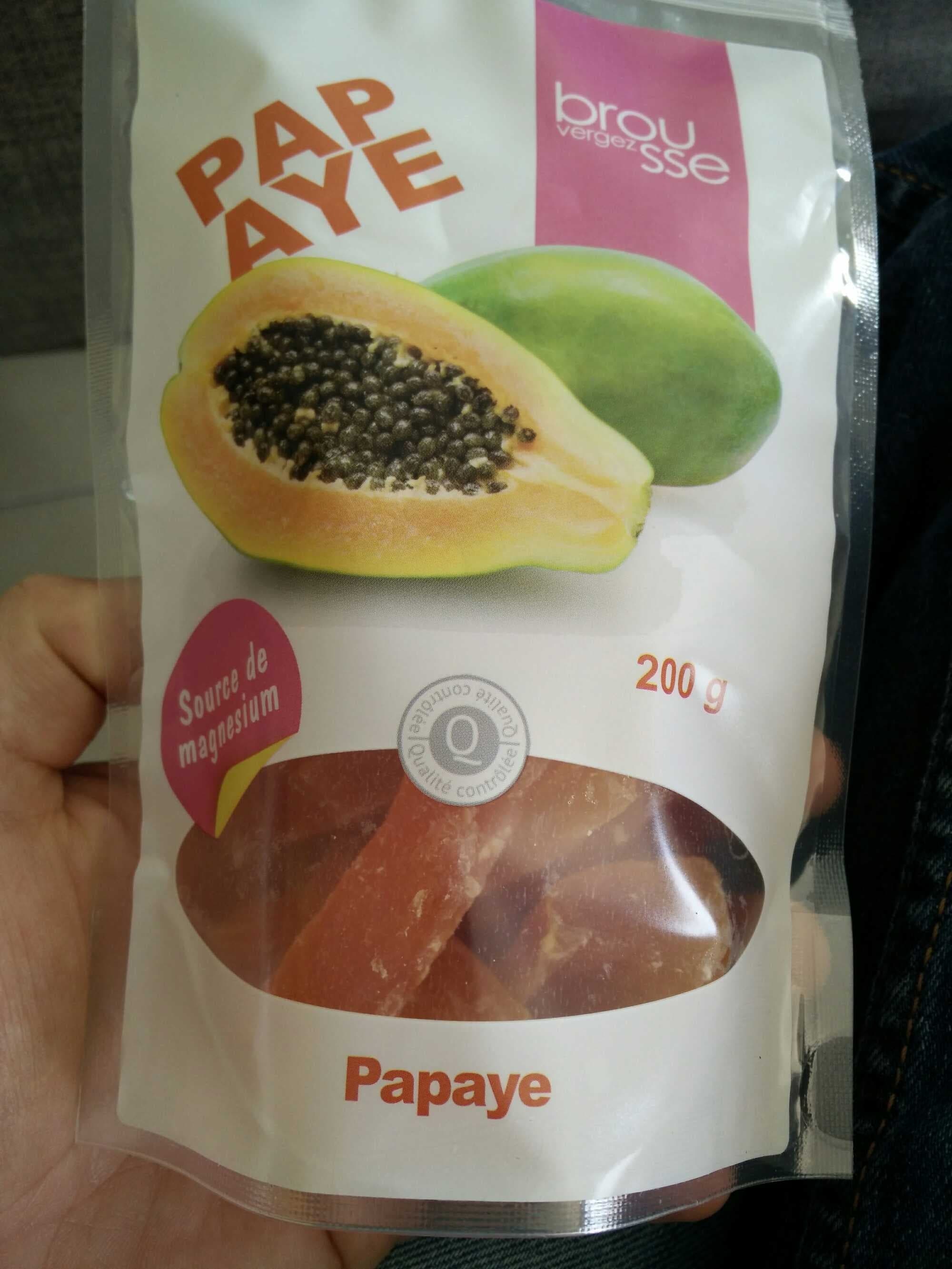 Brousse vergez Papaye packshot