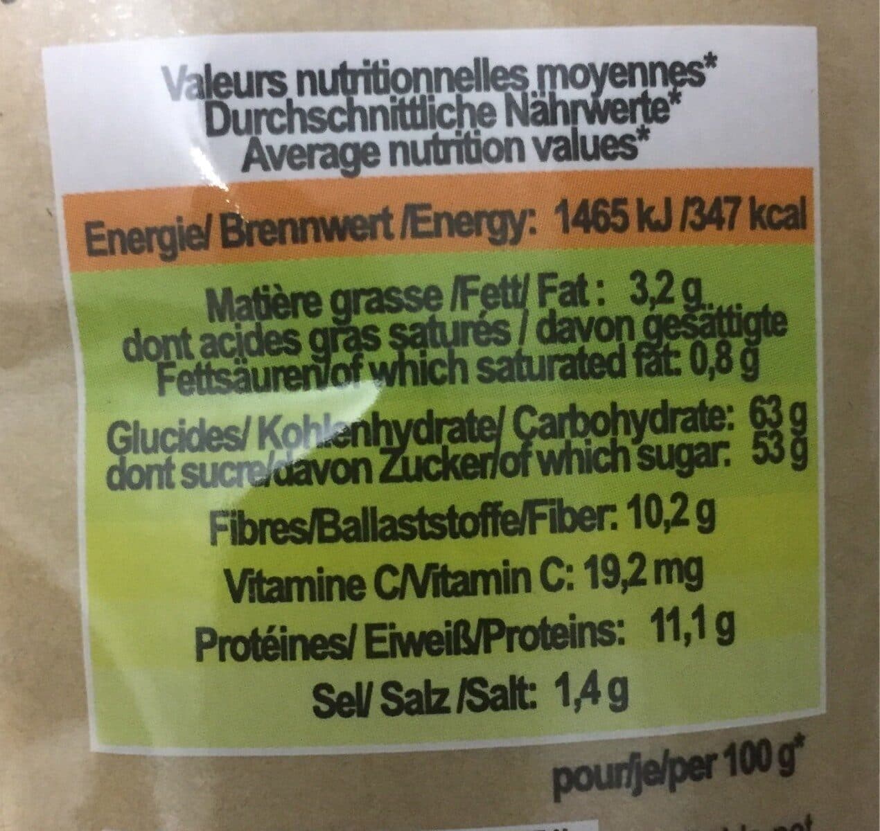 Brousse Verger Baies de goji packshot