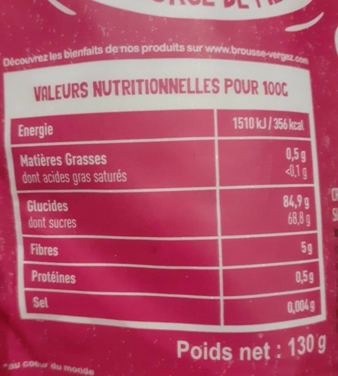 Brousse Vergez Cranberries packshot