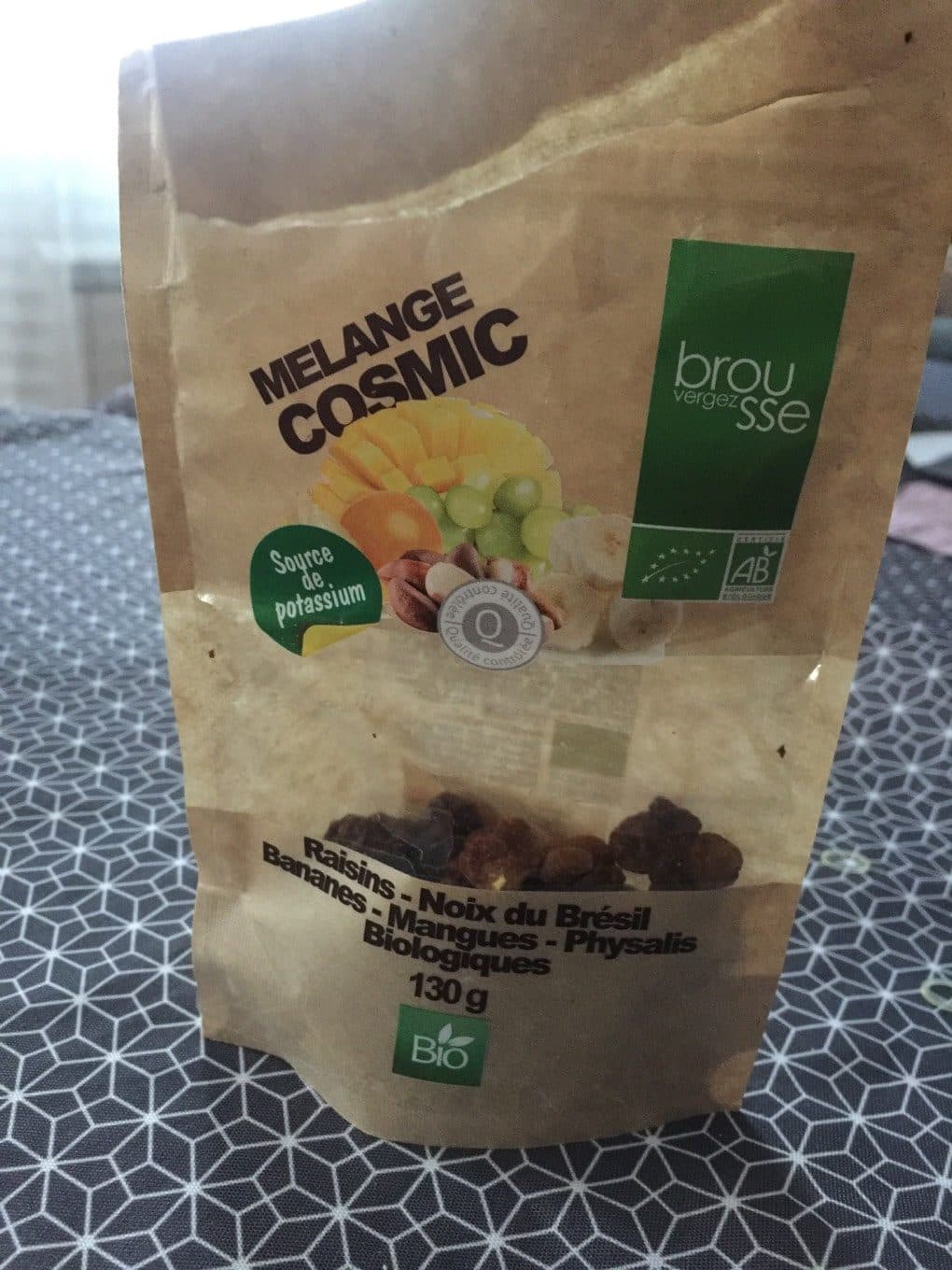 Brousse vergez Mélange cosmic, bio, sachet packshot