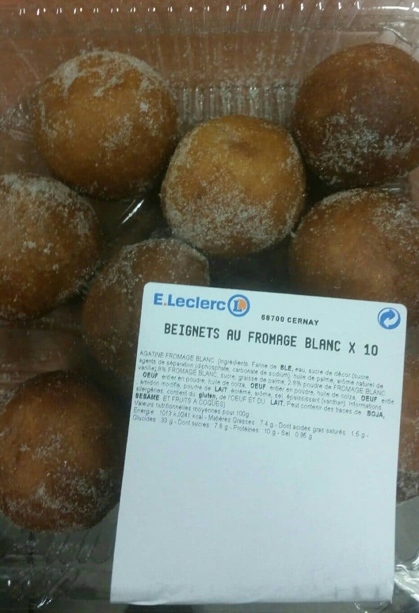 E.Leclerc Beignets au fromage blanc packshot