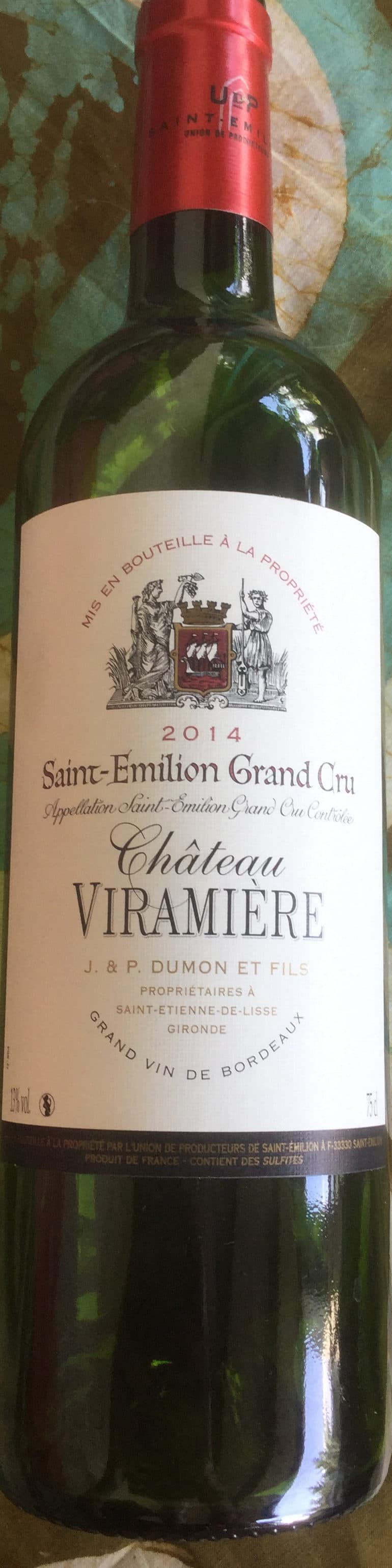 Château Viramière Saint-Emilion Grand Cru 2014 packshot