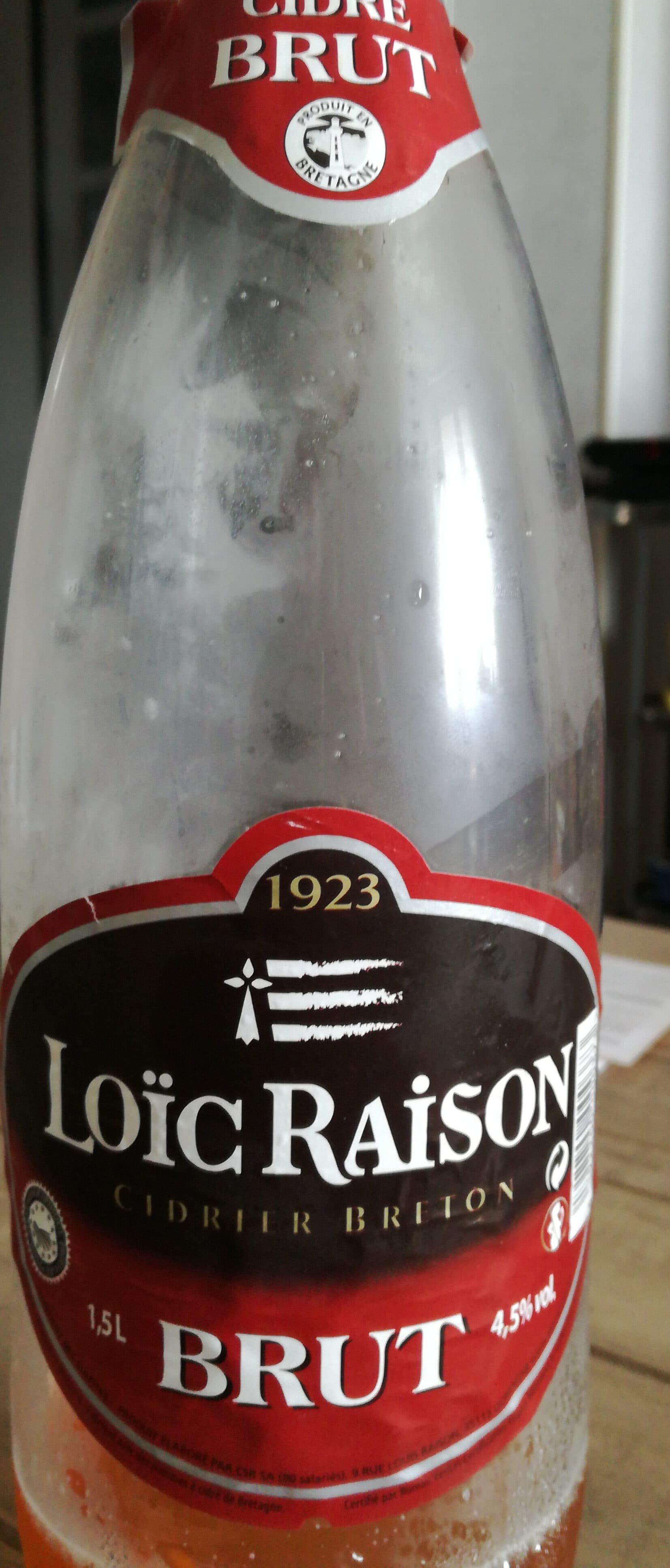 Loïc Raison Cidre Brut packshot