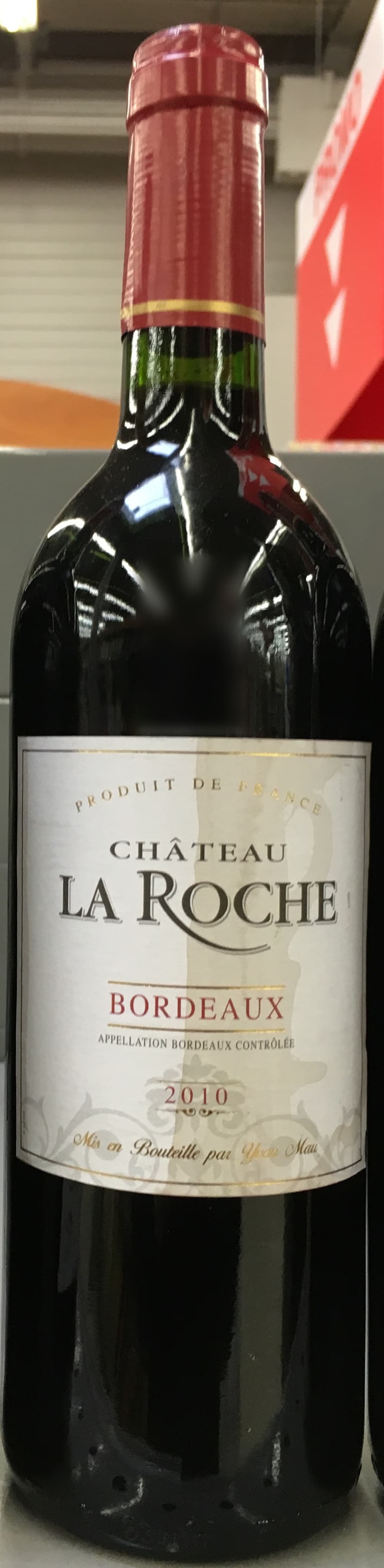 Yvon Mau Château La Roche Bordeaux 2010 packshot