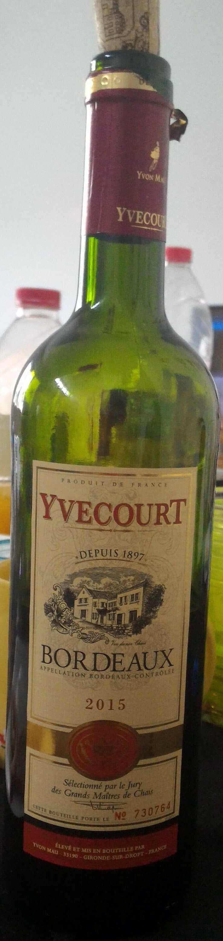 Yvecourt Bordeaux 2015 packshot