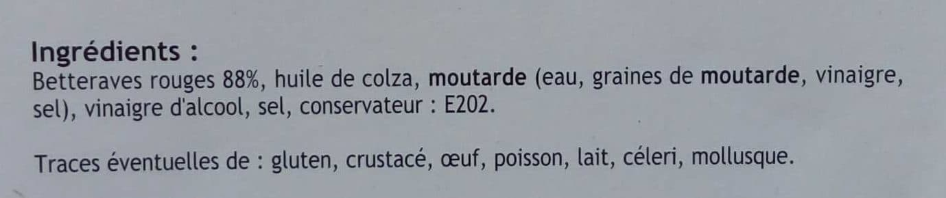 Sans marque Betteraves Rouges packshot