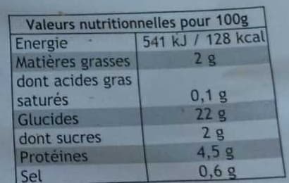Sans marque Penne aux petits légumes packshot