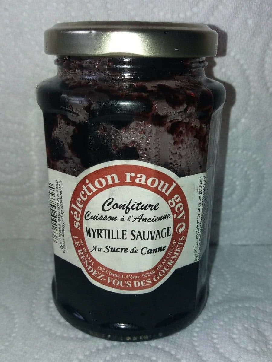 Raoul Gey Confiture myrtille sauvage au sucre de canne packshot