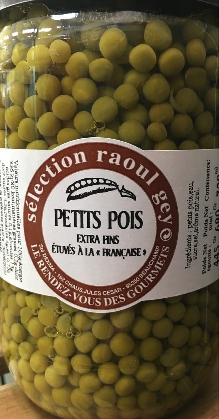 Raoul Gey Petits pois extrafins packshot