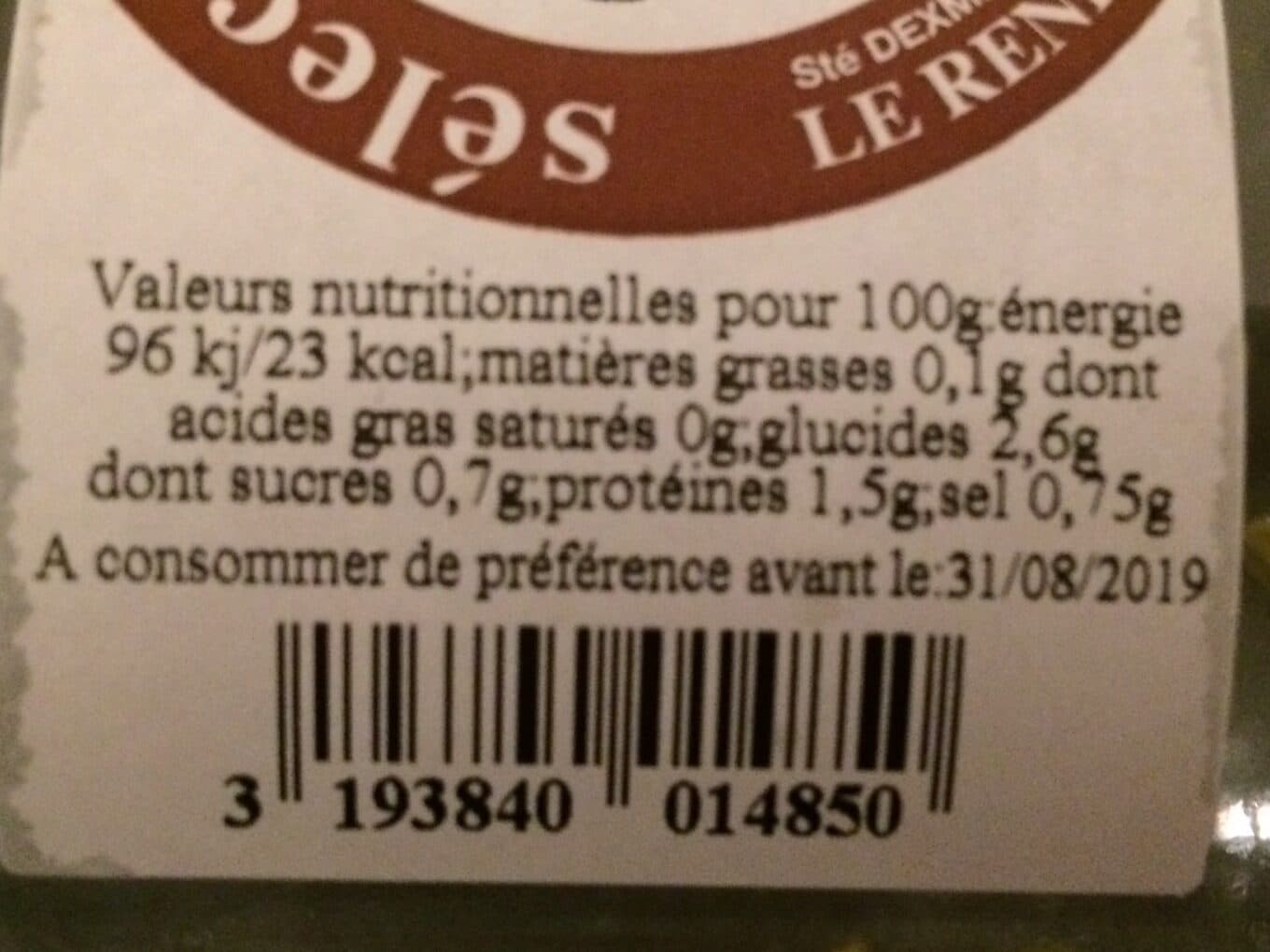 Dexma Haricots verts extra fins packshot