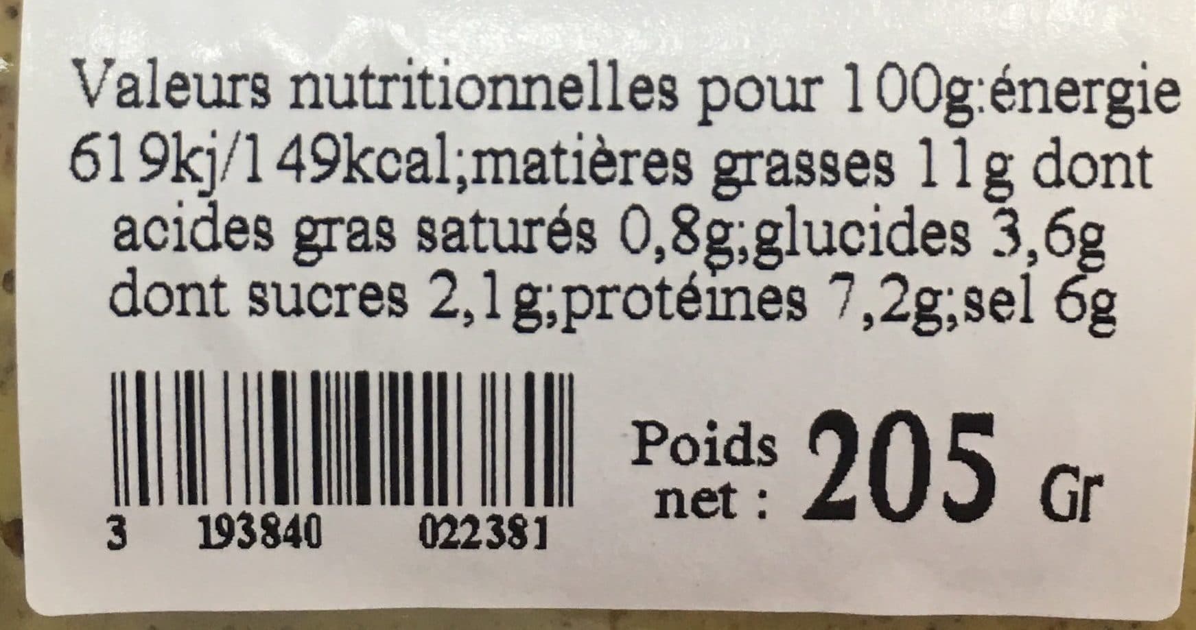 Raoul Gey Moutarde autrefois à l’ancienne packshot