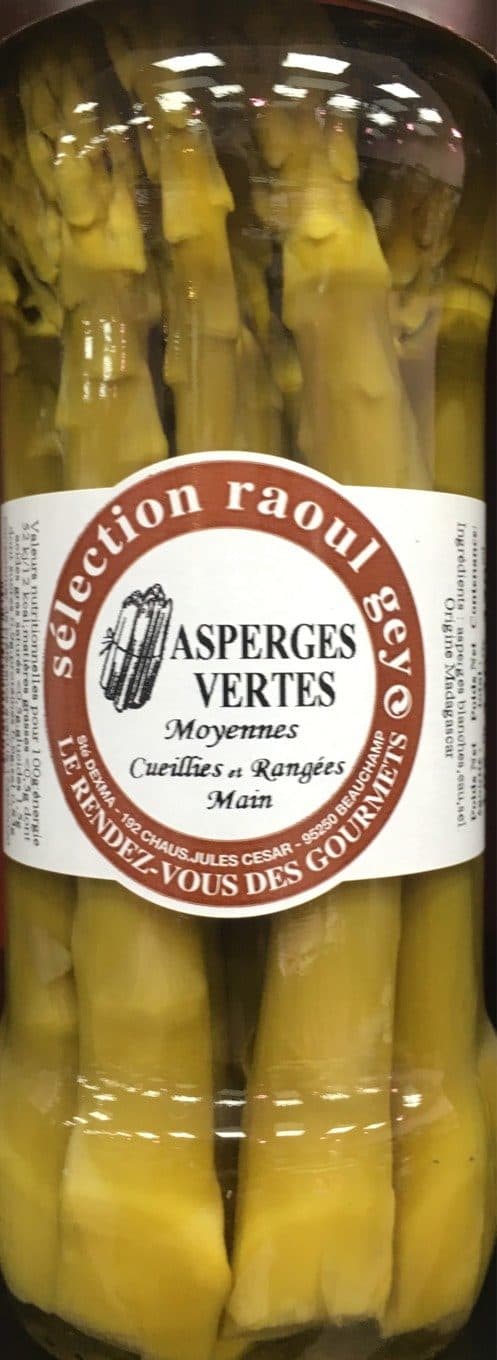 Raoul Gey Asperges vertes packshot