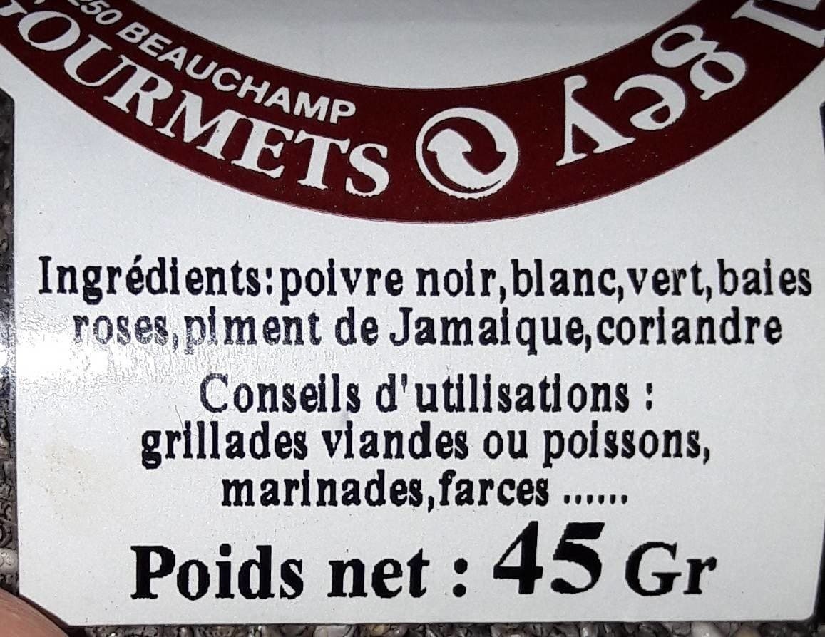 Le rendez-vous des gourmets Poivres et baies mélangés packshot