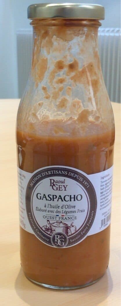 Raoul Gey Soupe gaspacho packshot