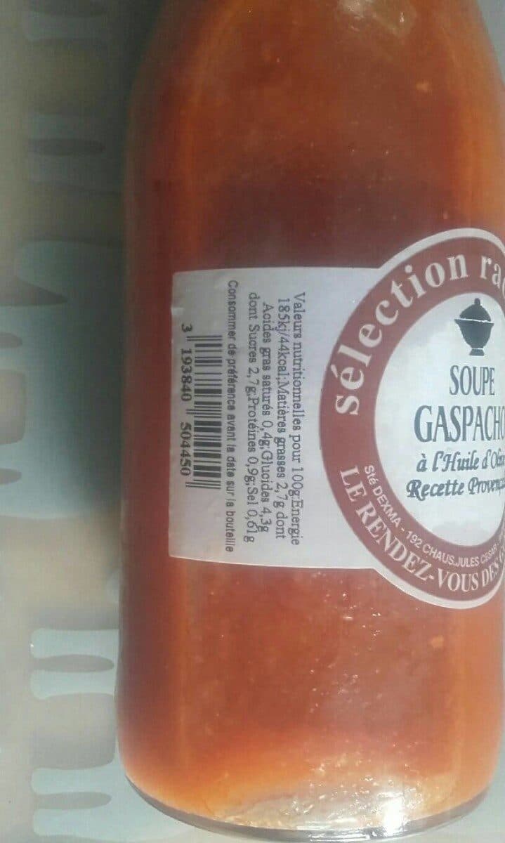 Raoul Gey Soupe gaspacho packshot