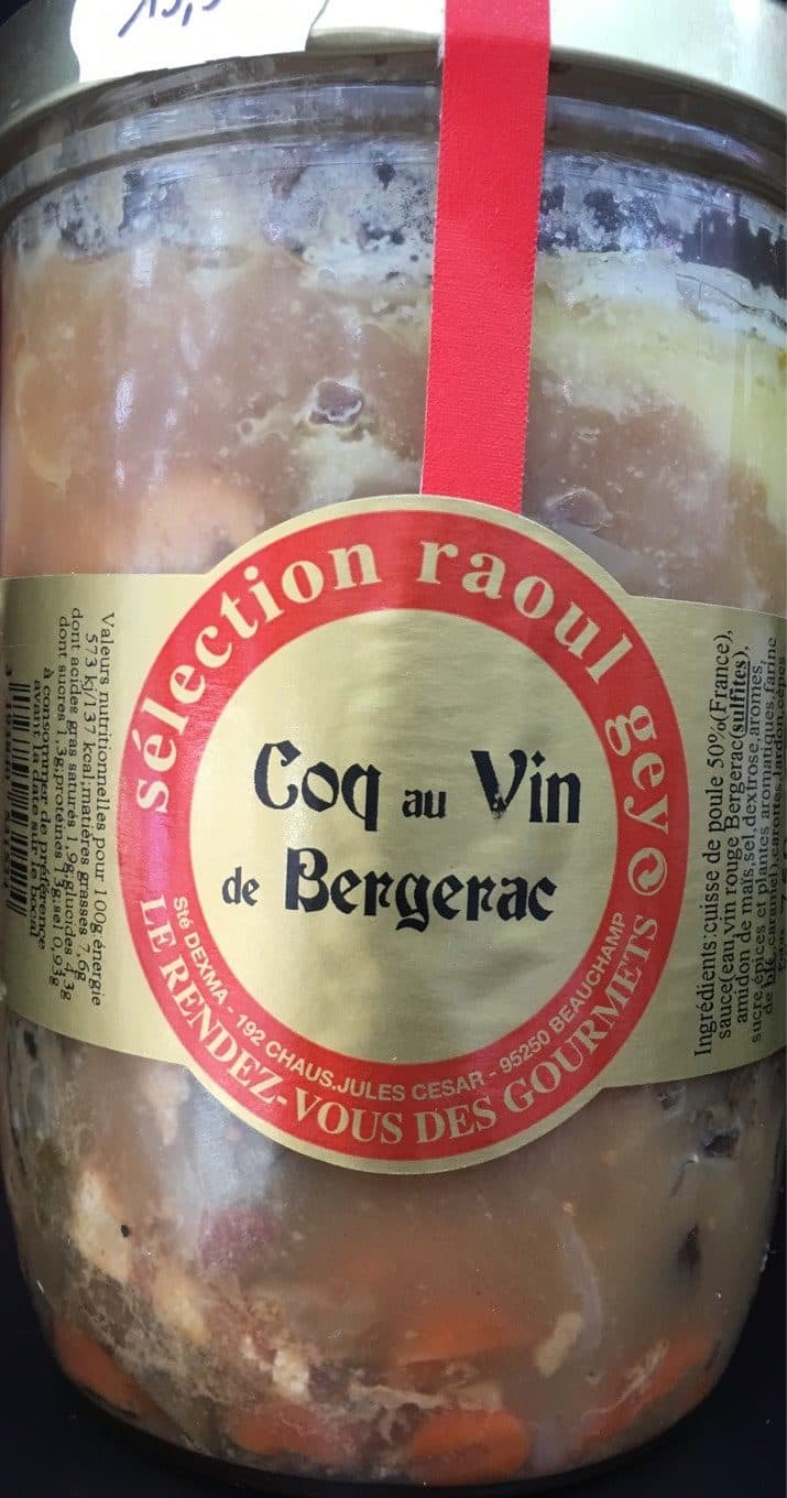Raoul Gey Coques aux vins de Bergerac packshot