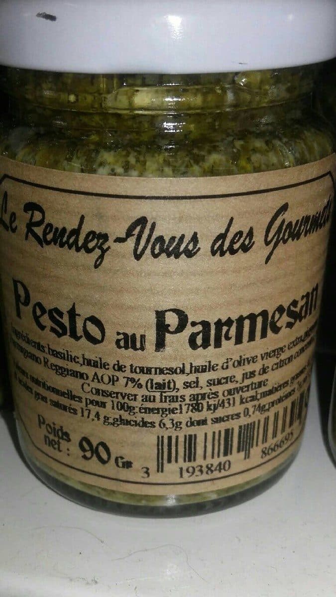 Open Food Facts Pesto au parmesan packshot