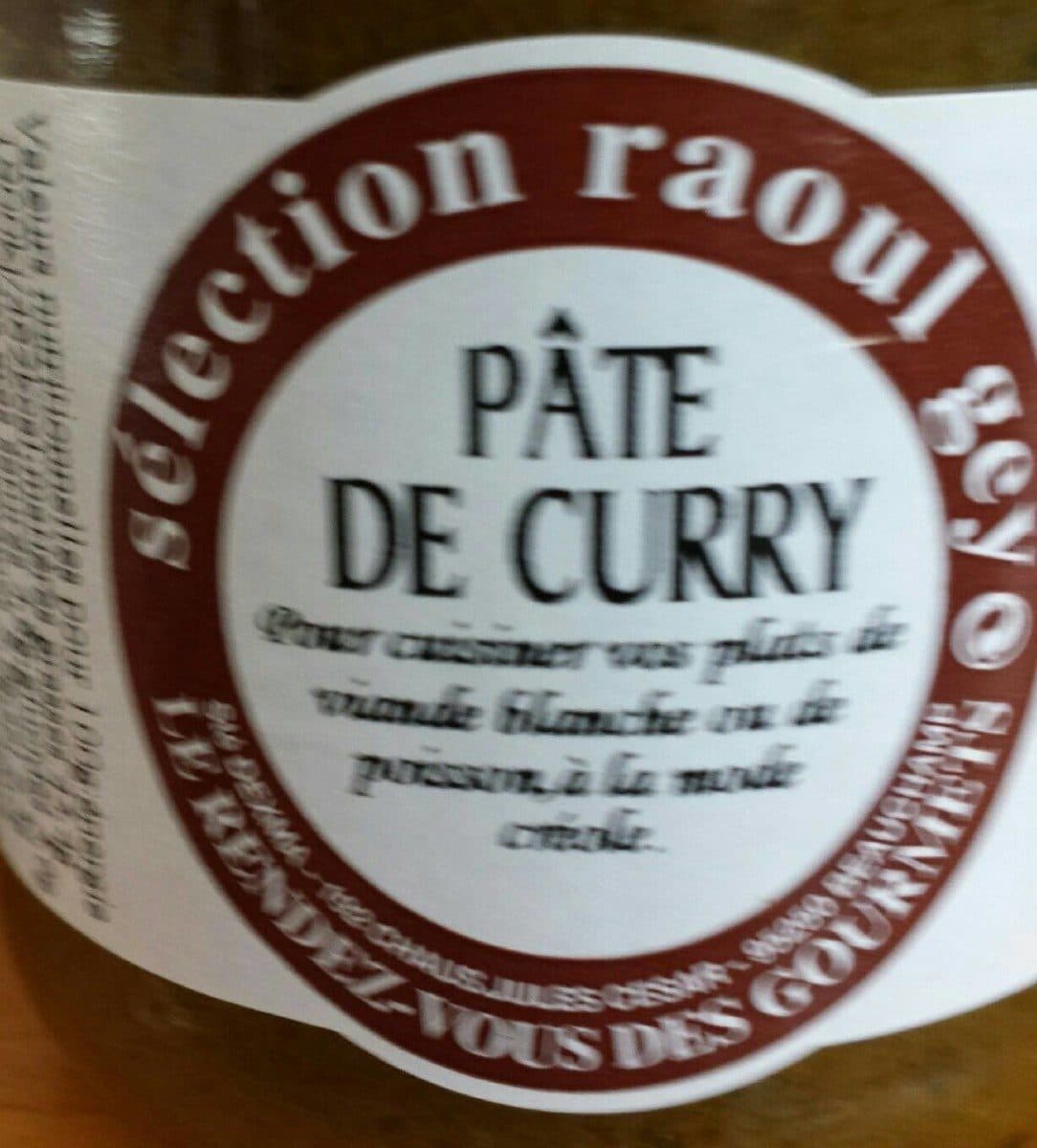 Open Food Facts Pâte de curry packshot