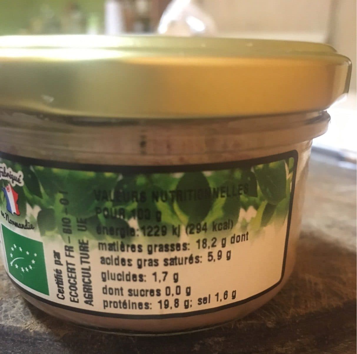 Open Food Facts Terrine a l'andouille de vire packshot