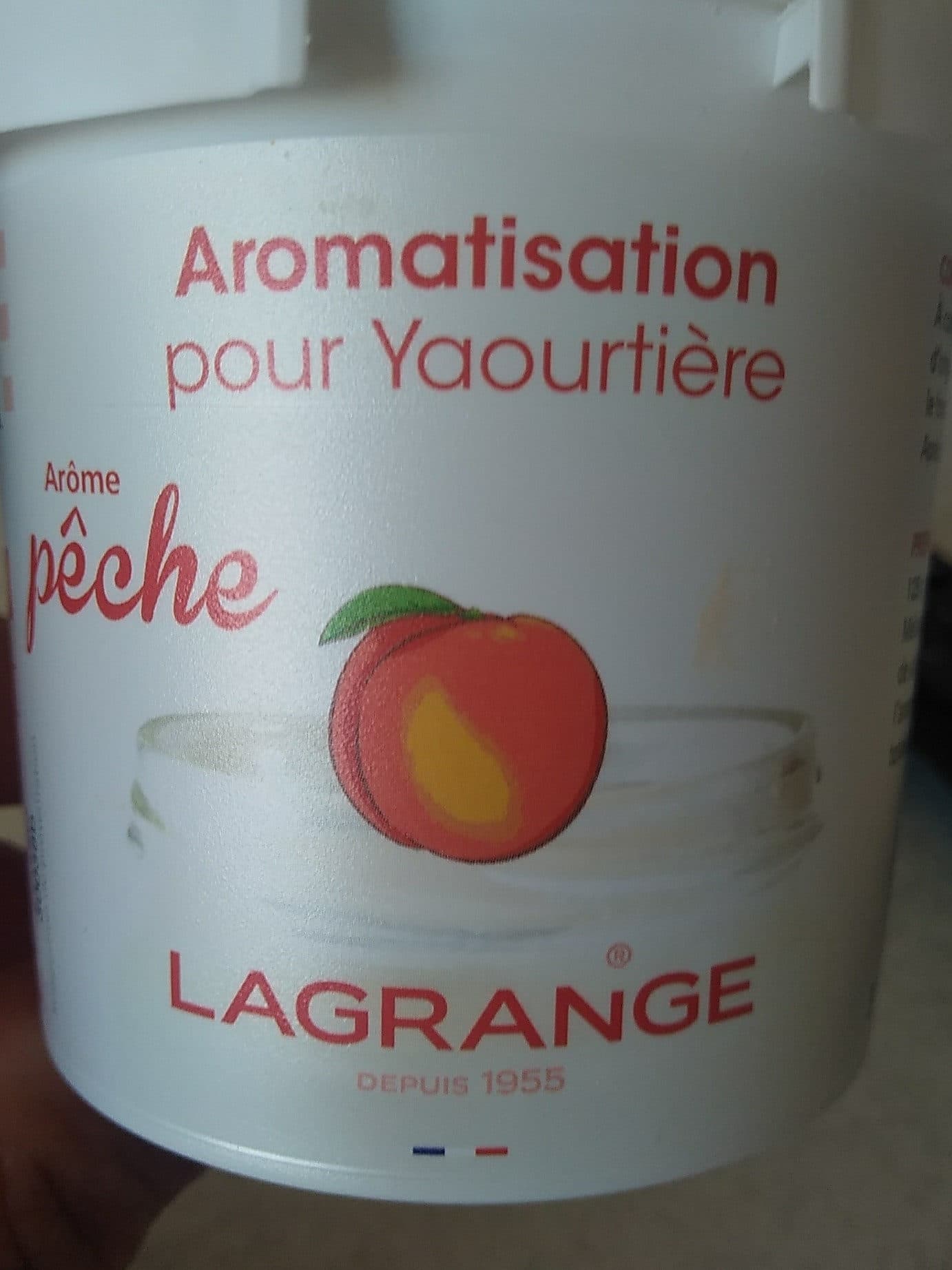 Lagrange Lagrange - Aromatisation Yaourt Pêche - 380040 packshot