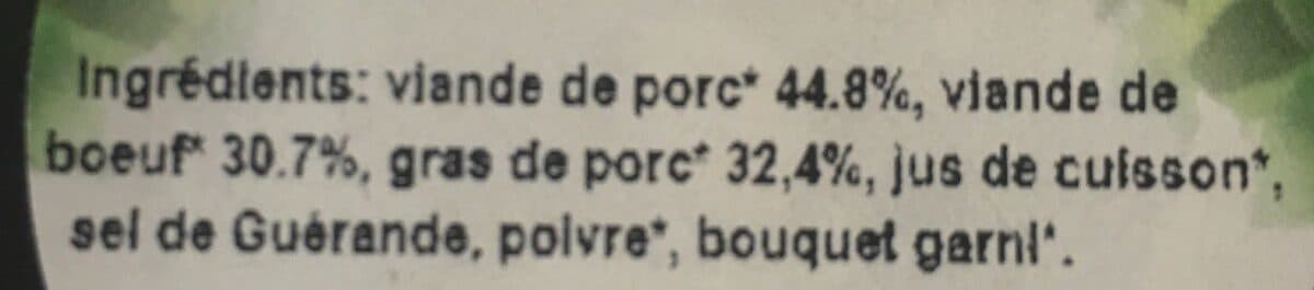 Open Food Facts Rillettes de boeuf normand packshot