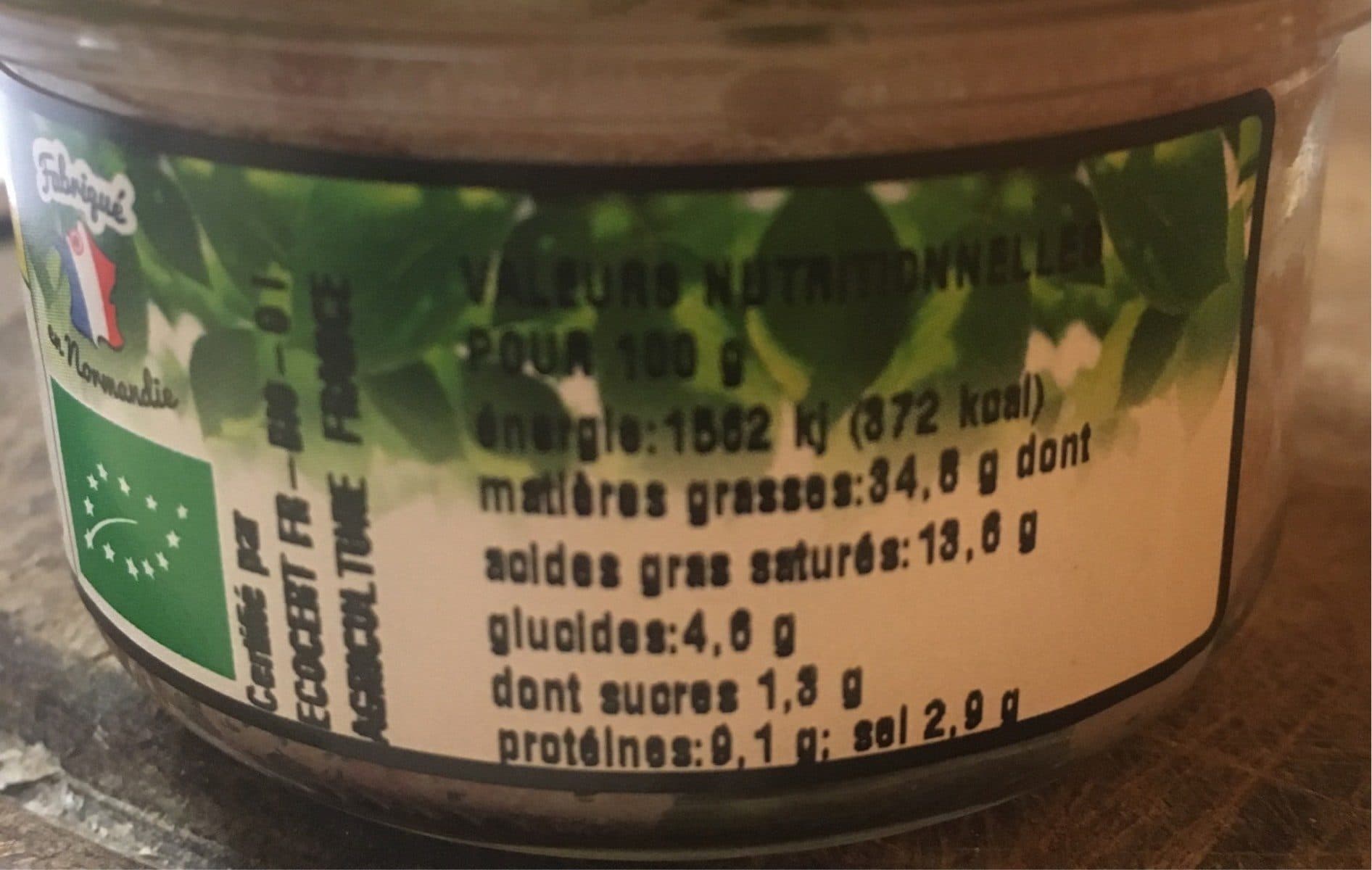 Open Food Facts Rillettes de boeuf normand packshot