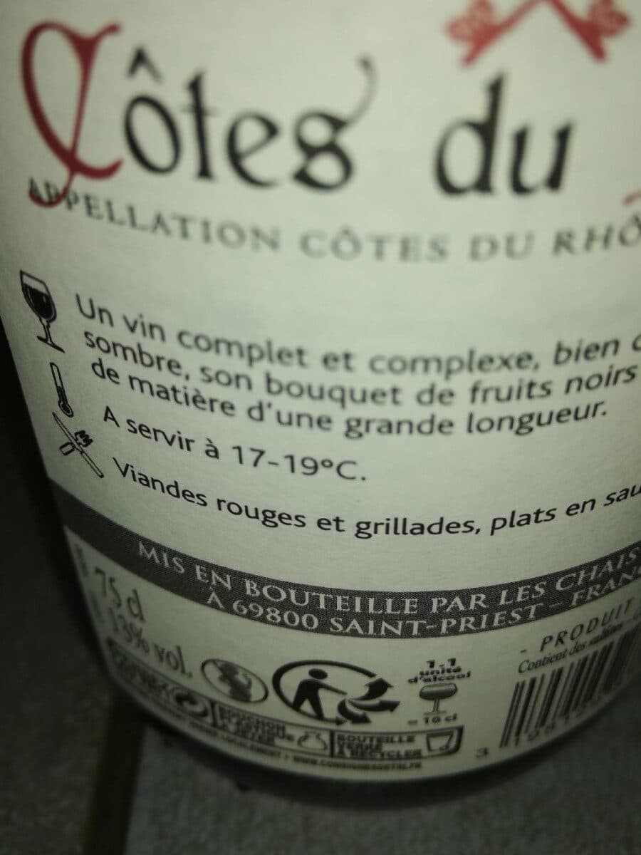 Je sais pas Côté du rhone packshot