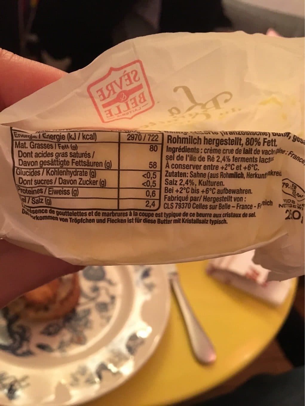 Sevre et belle La baratte du crémier - Beurre demi-sel packshot