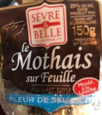 Sevre Et Belle Le Mothais sur feuille au lait cru packshot