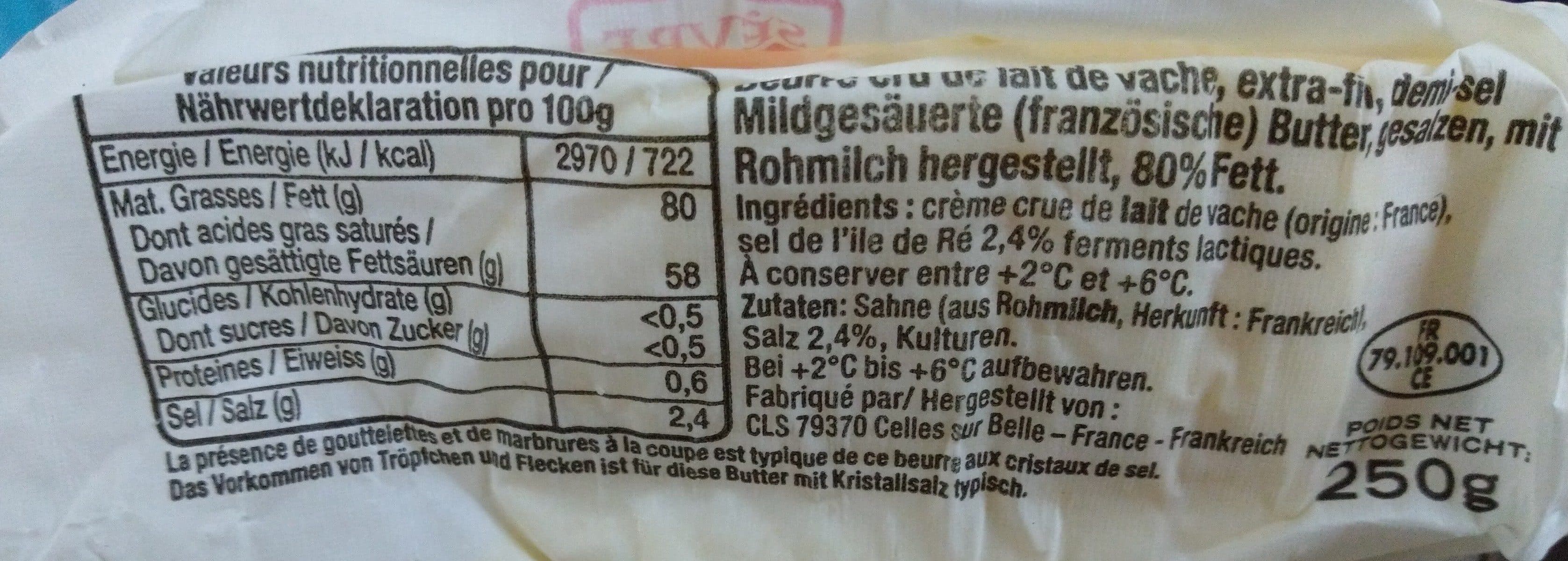 Sevre et belle La baratte du crémier packshot