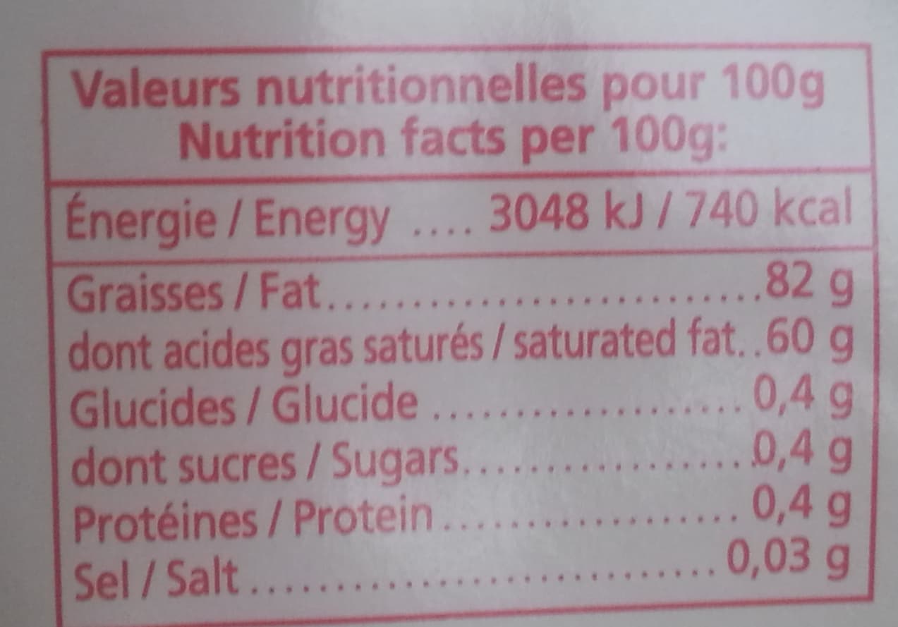 Echiré Beurre de baratte d'excellence doux packshot